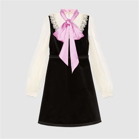 gucci black bow dress|gucci dresses for women.